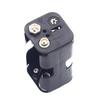 Pack of 5 4xAA Battery Holder Storage Box Case Battery Snap Connector Battery Storage Boxes Black Enclosure with 9V