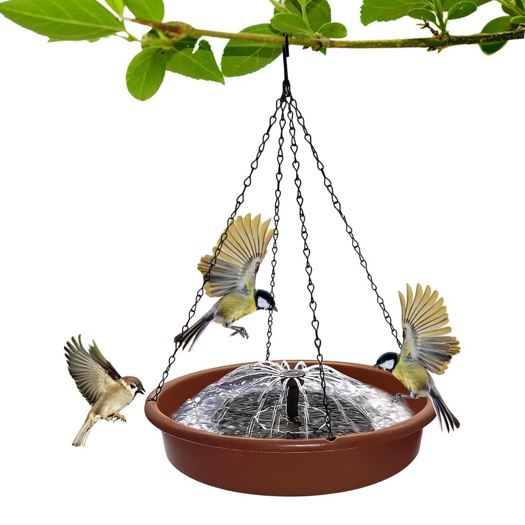 Bird Baths Hanging Bird Feeder Outdoor Bath Tray Bird Water Drinker Outdoor Feeder Garden Yard Decoration Bird Feeder Supplies
