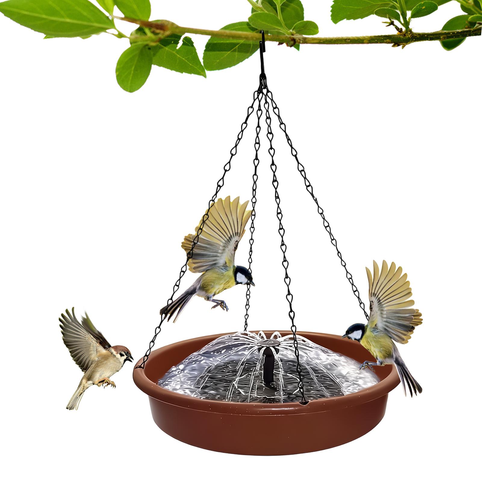 Bird Baths Hanging Bird Feeder Outdoor Bath Tray Bird Water Drinker Outdoor Feeder Garden Yard Decoration Bird Feeder Supplies China Mainland
