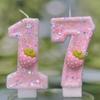 Erste Geburtstagszahl Kerze 3D Design Niedliche Pfote Kuchenkerzen Kuchenaufsatz Dekoration für Geburtstag Hochzeit Partybedarf Babyparty