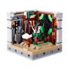 MOC Medieval Furniture Pharmacist Wine Barrel Bar Scrolls Cabinet Building Blocks Piano Bookshelf Paper Map Bedrooms Bricks Toys