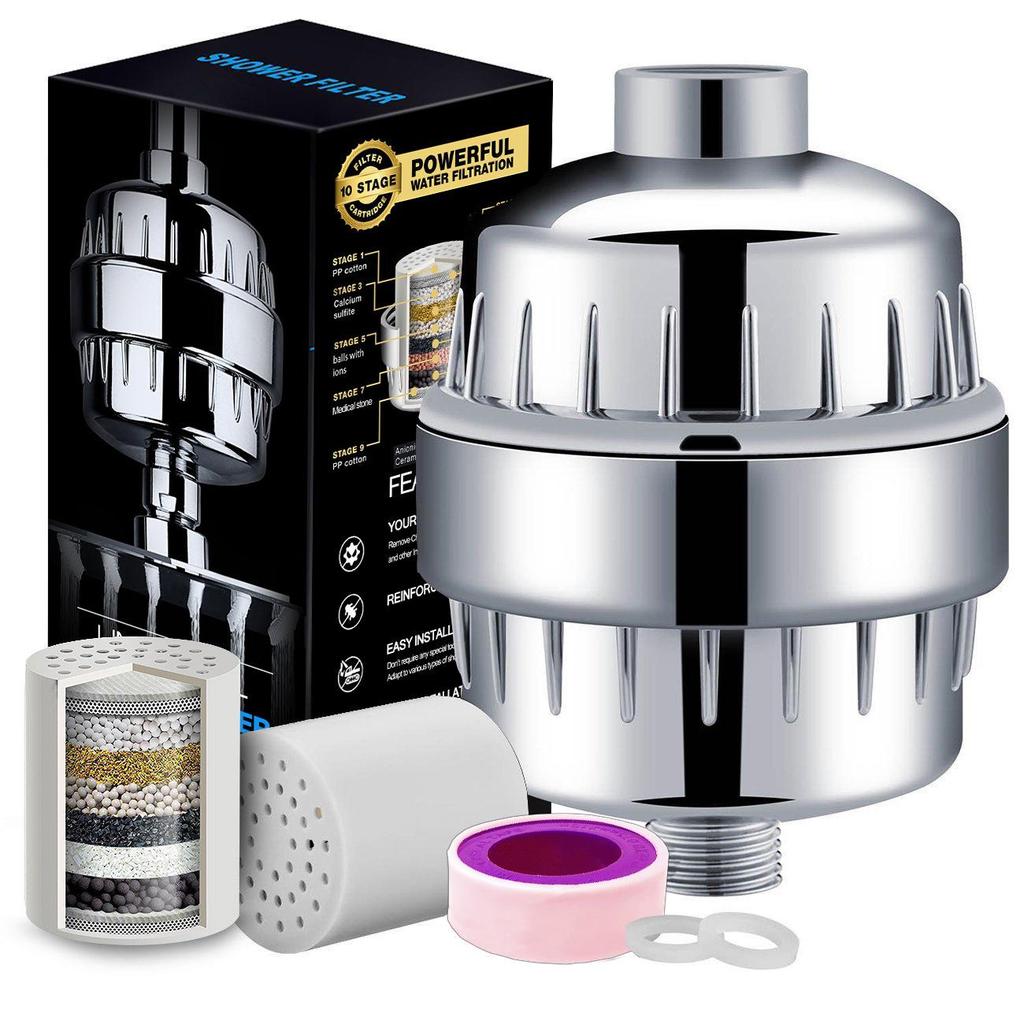 17-Layer Water Purifying Shower Head Filter