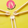 Cute Palm Chopsticks for Kids Beginners Practical Baby Eating Chopstick Learning Training Helper for Improving Hand-eye Coordination