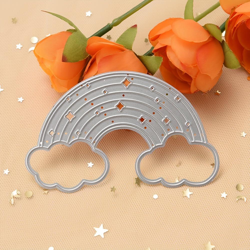 Rainbow Metal Cutting Dies DIY Scrapbook Paper Cards Embossing Craft Die Cut Handmade Craft New Dies