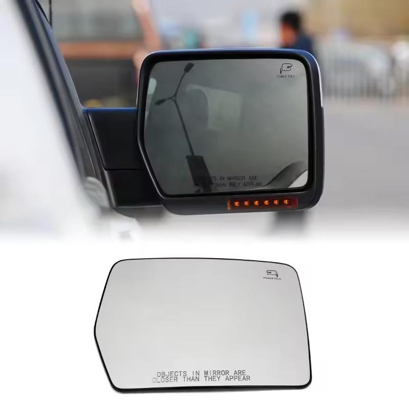 Heated Rearview Mirror Glass Replacement for 11-14 Ford F150 (US Version)