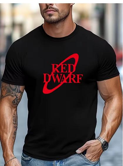 Cooling T-Shirt 1 Red Dwarf Graphic Summer Soft Comfortable Round Neck Casual Breathable T-Shirt Daily Wear