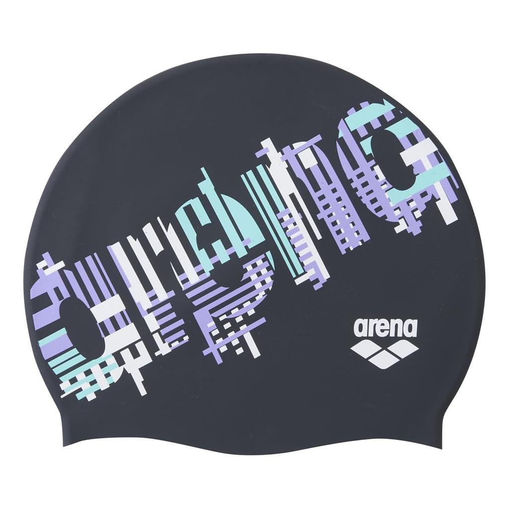 arena Swim One Size Fits for Swimming Practice and AS5FSC24U Cap, Unisex, Silicone, All, Stretchy, Training,