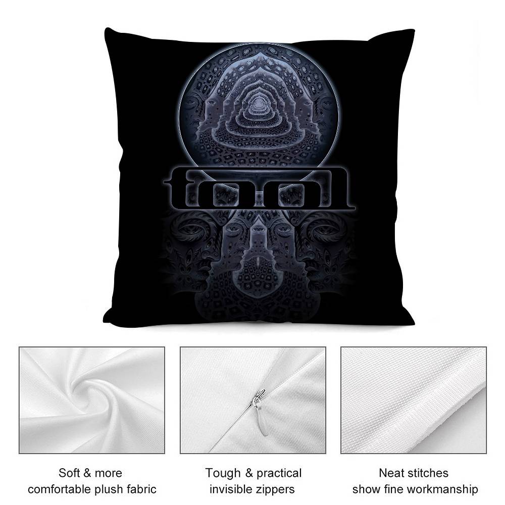 T-Tools Rock Band Pillow Case Plush Fabric Soft Pillowcase Double Sided Print Cushion Cover Household Gifts