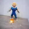 Super Saiyan BT Self-exploding Vegeta, Cloud Stuck Foot, Double-headed Engraving, Luminous, Model, Boxed Figure