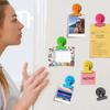 4pcs Magnetic Clip Magnets For Fridge Multifunctional Color Apply To Refrigerator Whiteboard Office Use Note List Photo Displays