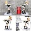 Adorable Pvc Girl's Frontline Gr G36 Maid Figure 22cm Height Collectible Anime Doll