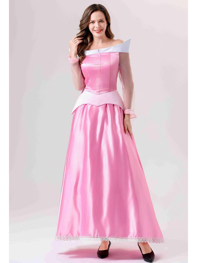 Costume da Cosplay da Principessa Aurora Bella Addormentata per Donna Adulta