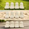 4 Pieces Dog Shoe with Hook-and-Loop Strap Breathable Paw Protector Lightweight