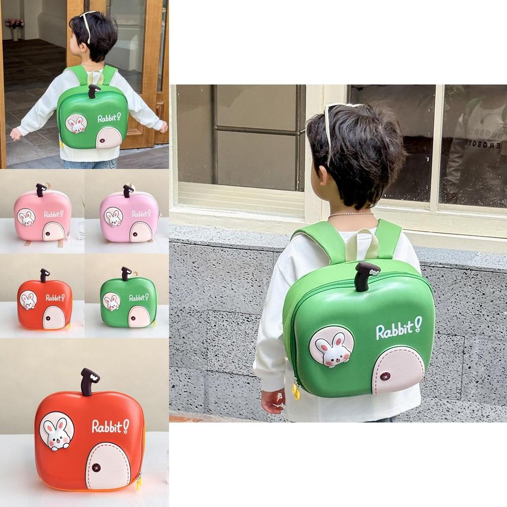 Lightweight And Stylish Fruity Apple Backpack For Kids Soft Oxford Fabric For Daily Use