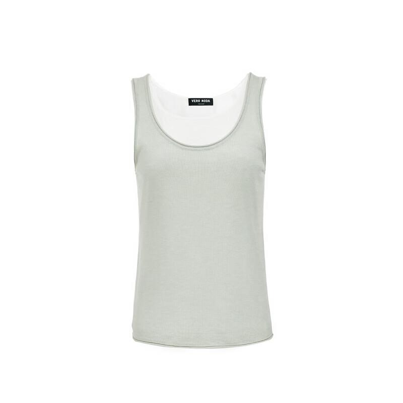 VEROMODA 2025 Autumn Color-Block Knitted Vest