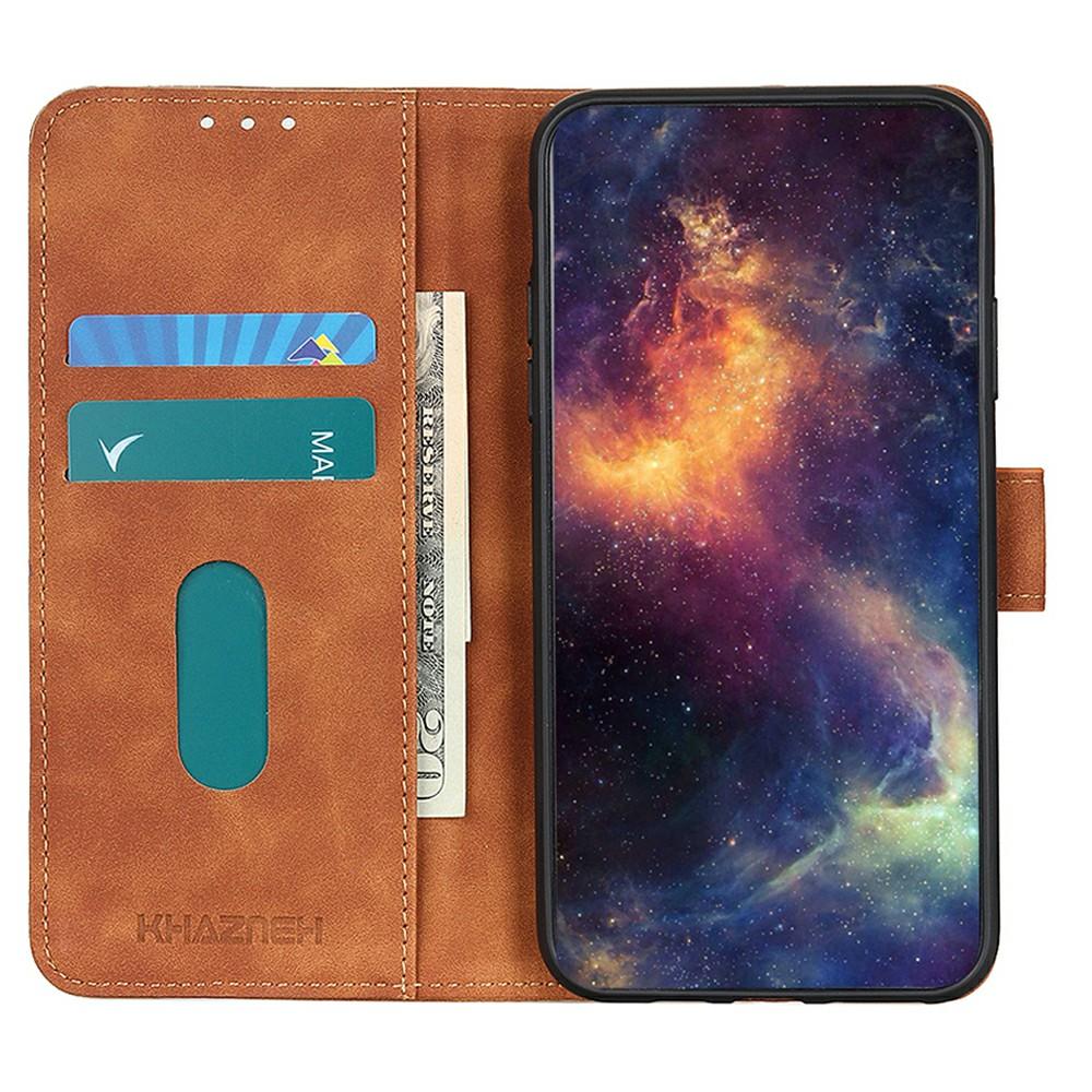 KHAZNEH Für Honor 400 Lite Hülle PU Leder Retro Textur Handyhülle