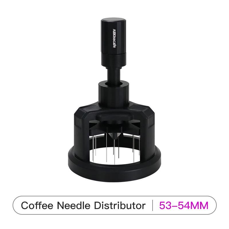 1pc Coffee Rotating Tool 51mm x 54mm x 58mm Italian Espresso Mixing Needle Distributor Magnetic Accessories and Tools