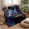 Coperta in Flanella Personalizzata con Nome Testo Lamine Yamal Logo Calcio Coperta Pile Personalizzata Regalo Speciale per Divano Camera da Letto Casa