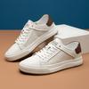 2025 Direct Supply Summer New Low-top Men's White Shoes Outdoor Sports and Leisure Leather Shoes Versatile White Board Shoes