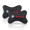 Car Embroidery Seat Neck Pillow Headrest Rest Cushion Shoulder Pad For BMW X1 X2 X3 X4 X5 X6 X7 GT E53 E70 E71 F25 E84 M Sticker