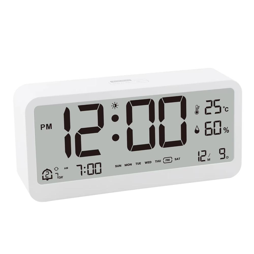 LED Large Screen Electronic Digital Alarm Clock Intelligent Student Alarm Clock  Bedroom