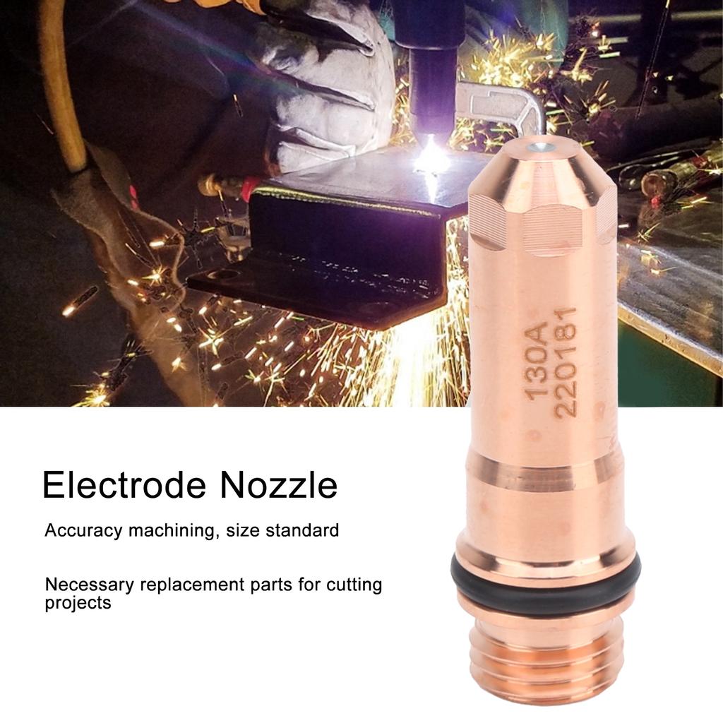 Plasma Torch Electrode Cutter Consumable Copper Nozzle Tip Electrode Replacement 220181
