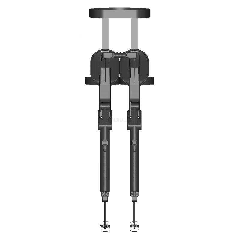 Adjustable Height Exoskeleton Wearable Seat Integrated Support Lightweight Special Work Fishing Stool Standing Worker Ideal Tool