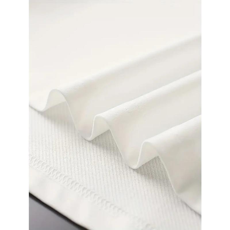 Tailles européennes Homme Décontracté Élégant Col Rond Imprimé Manches Courtes T-shirt Présentant un Astronaute de Dessin Animé