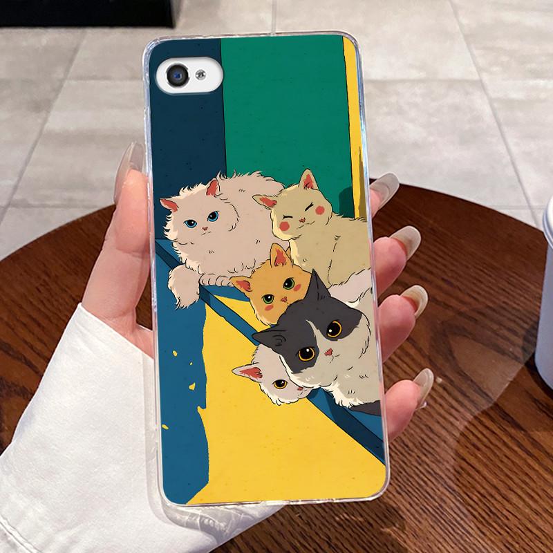 

For Apple iPhone 4 4S 5 6 6Plus Capa Cases Clear Silicone Soft TPU Cover For iPhone 6 Plus Cute Rabbit Cat Dinasaur Phone Case iPhone 5