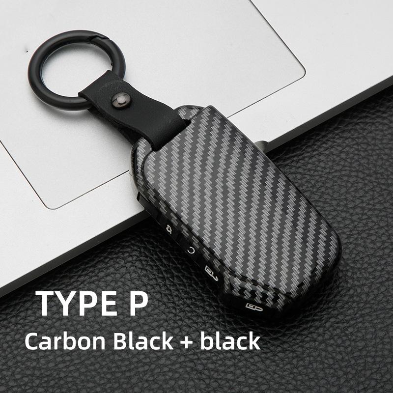 Carbon Abs Car Key Case Cover Shell For Kia Sportage Kia Ray Sorento Soul Telluride Cerato K5 K8