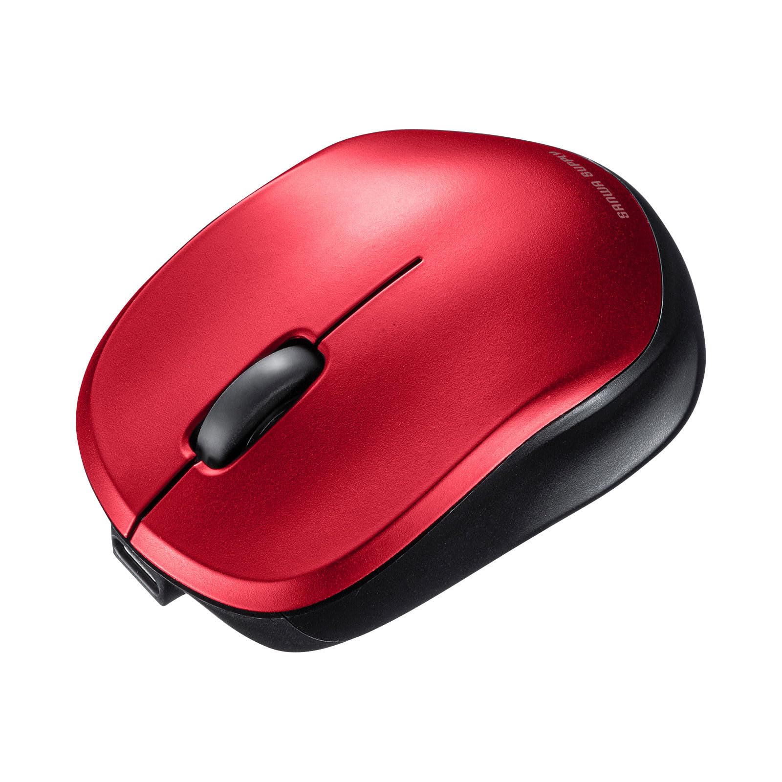 

Sanwa Supply Quiet Bluetooth Blue LED Mouse (Rechargeable/Red) MA-BBS308R