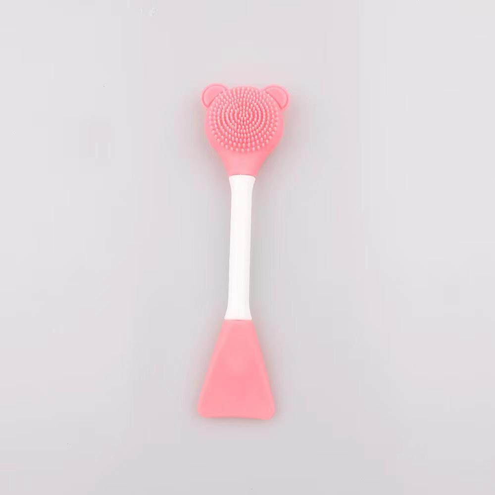 Dual-Ended Silicone Facial Mask Brush for DIY and Beauty Salon Use