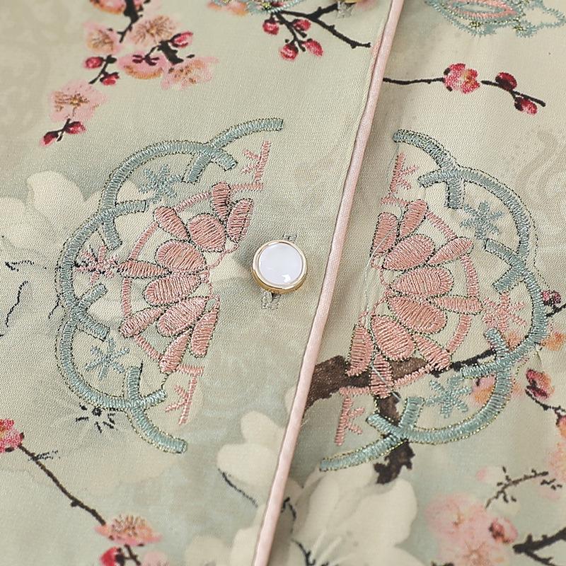 Stylish Summer Short-Sleeve Shirt for Elderly Women (80+)