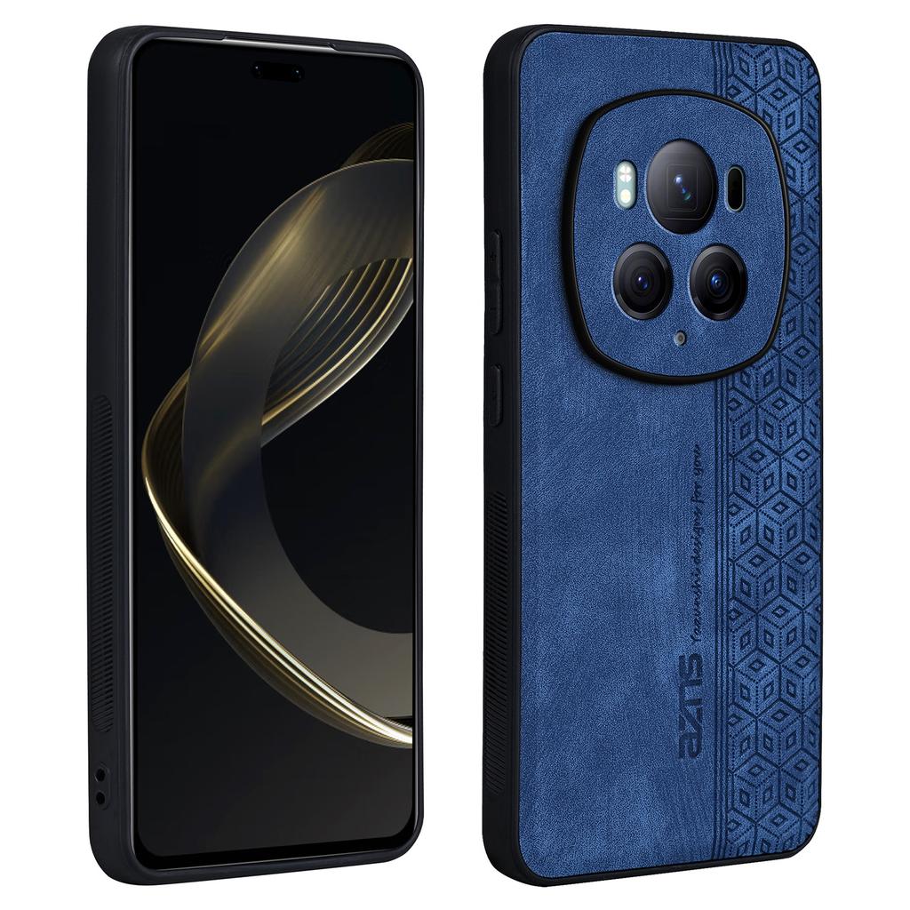 AZNS Etui do Honor Magic6 Pro 5G Pokryte Skórą PU TPU Odporne na Zarysowania Pokrowiec na Telefon