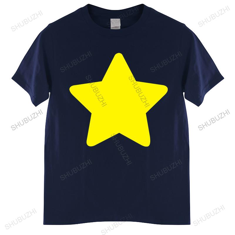 T-shirt men O-neck hot sale Steven Universe Yellow Star T-Shirt Kids Gift Space Gem CookieCat male cotton tee-shirt bigger size