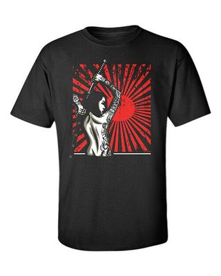 Geisha Sexy Samurai Girl With Tattoos Yakuza Tattooed Japanese Tee Unisex T-shirts