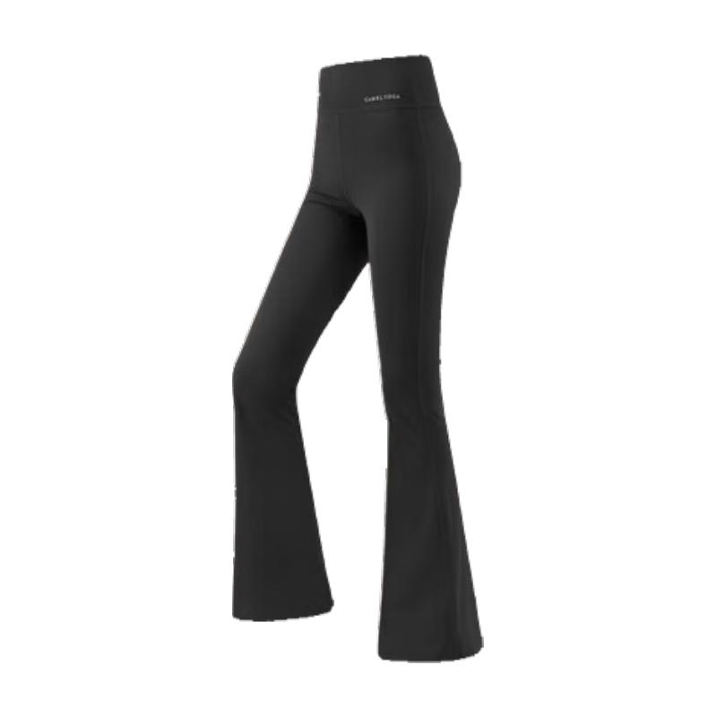 Camel Women's Elastic High-Waist Flare Yoga & Casual Pants