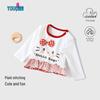 Youqi Baby Girl Long-Sleeve Round Neck T-Shirt