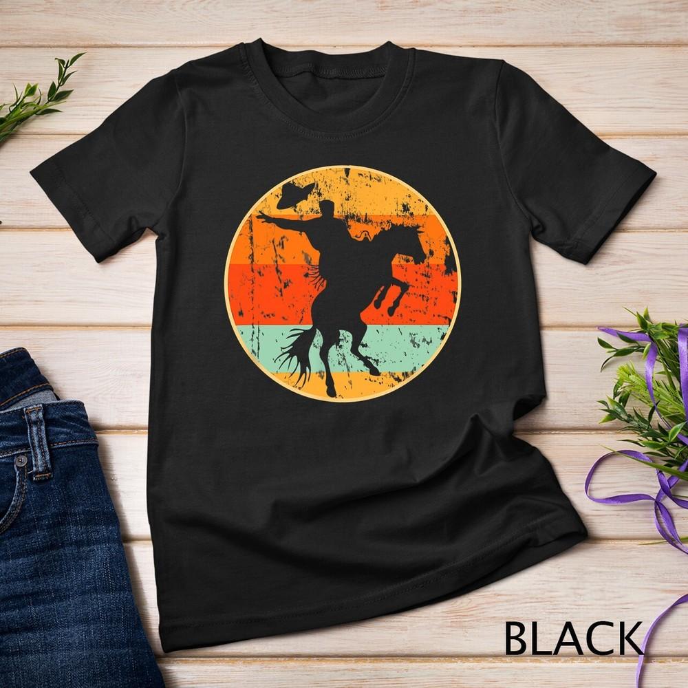 

Vintage Cowboy Riding Horse Unisex T-shirt 3XL