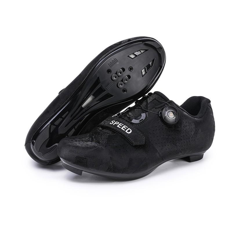 Unisex Cycling Shoes Road Mountain Bike Indoor Trainer Hard Sole Locking Clip-in Pedal Compatible