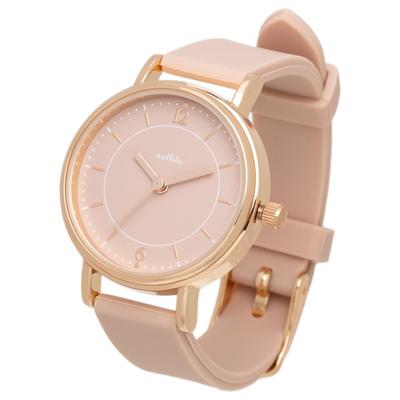 Zegarek Analogowy Silikonowy Pasek Laminowany Addy Różowy [Fieldwork] Damski YM113-2
