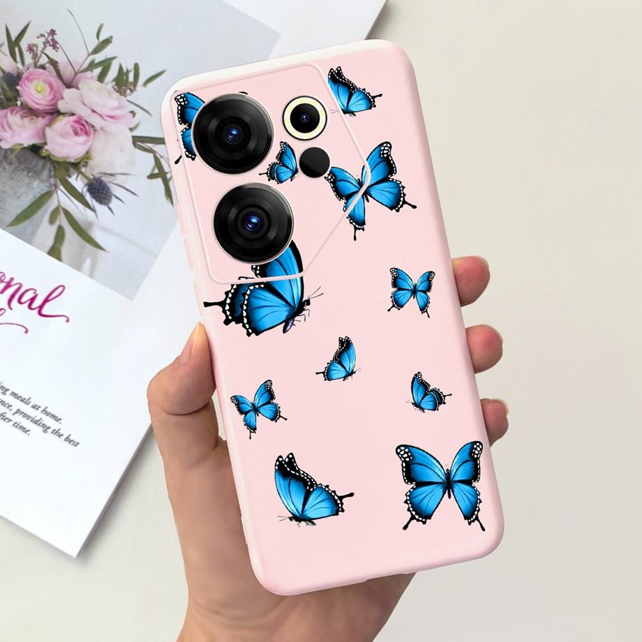 Phone Cover For Tecno Camon 20 Pro 4G 5G Case Soft Silicone Love Heart Jelly Capa For Tecno Camon 20 Premier 20Pro Camon20 Funda