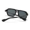 New European And American Men'S Aviator Glasses Retro Double-Bridge Square Frame Sunglasses  Spot  6065