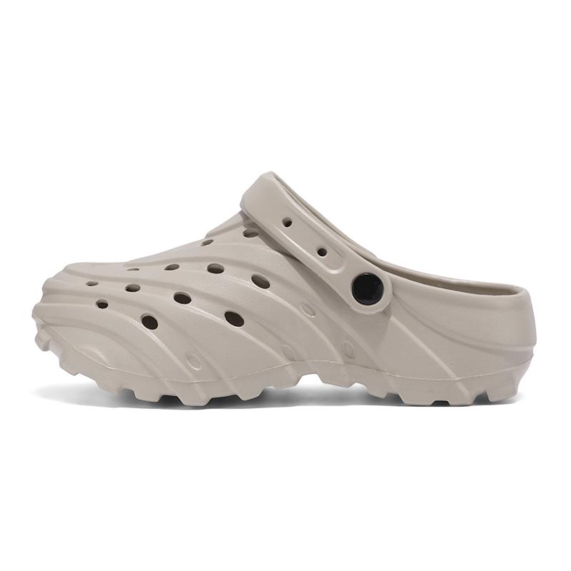 

Summer Men Slippers Quick Dry Outdoor Clogs Street Beach Sandals Male Platform Slippers Comfortable N-slip Home Bathroom Shoes 44-45 хакі