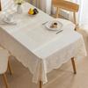 Waterproof PVC Lace Oval Tablecloth