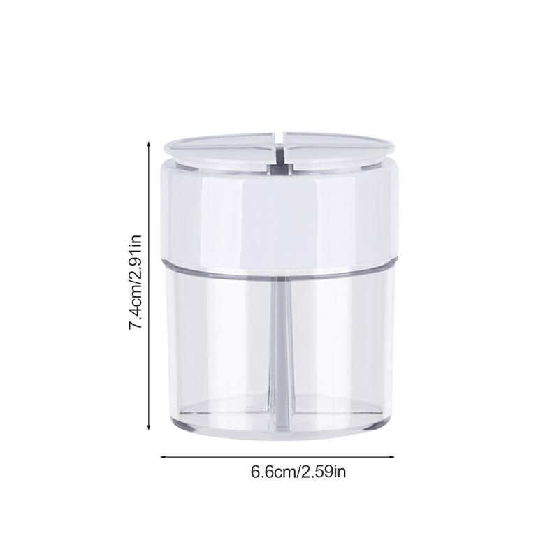 Seasoning Shakers Clear Salt Container With Lid Sugar Organizer For Cooking Baking Dining Restaurant Bar Household Bathroom