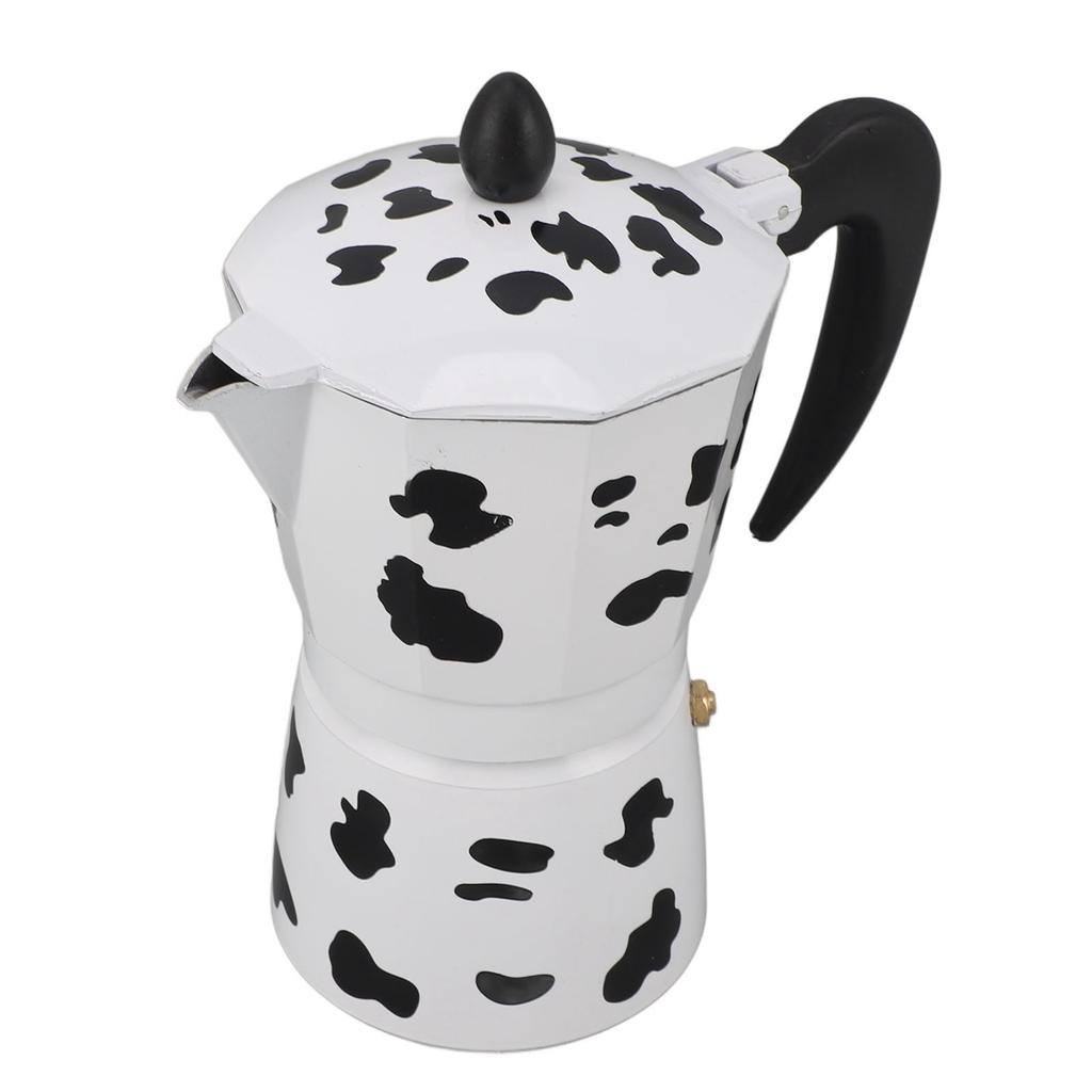 Milk Cow Color   Pot Aluminum Coffee Pot Coffee Maker for Home Cafe Outdoor Activities Camping Travel