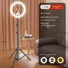 Professional Desktop Ring Light Stand for Streamers - Large Aperture Beauty & Selfie Light