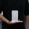 Selenite Candle Holder Cylinder 15 cm