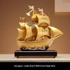 Ruijie Golden Sailboat LED Ornament